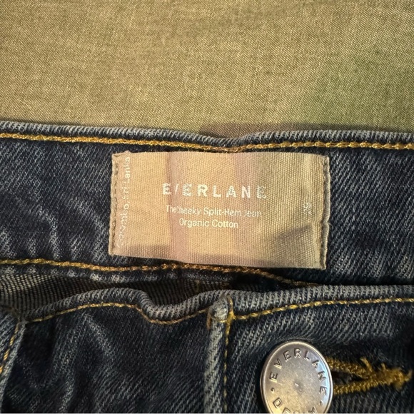 Everlane The Cheeky Split-Hem Jean Organic Cotton Size 29 High Waist - Picture 7 of 12